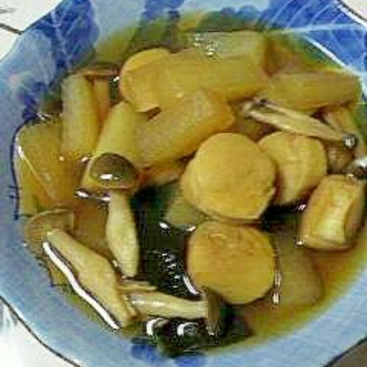 帆立と大根の炊き合わせ